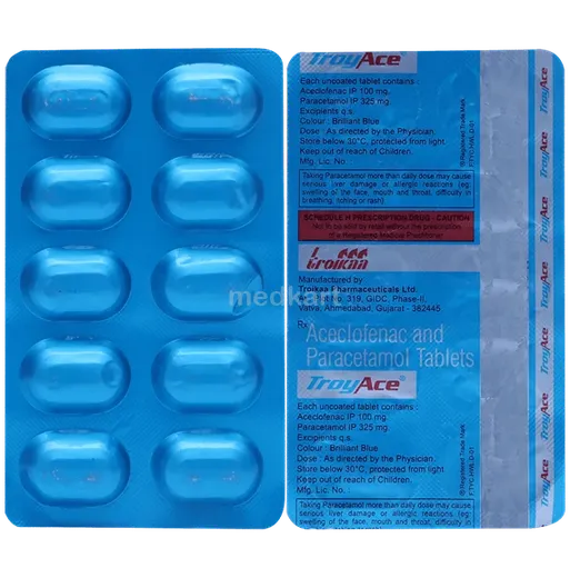 troyace tablet 10's